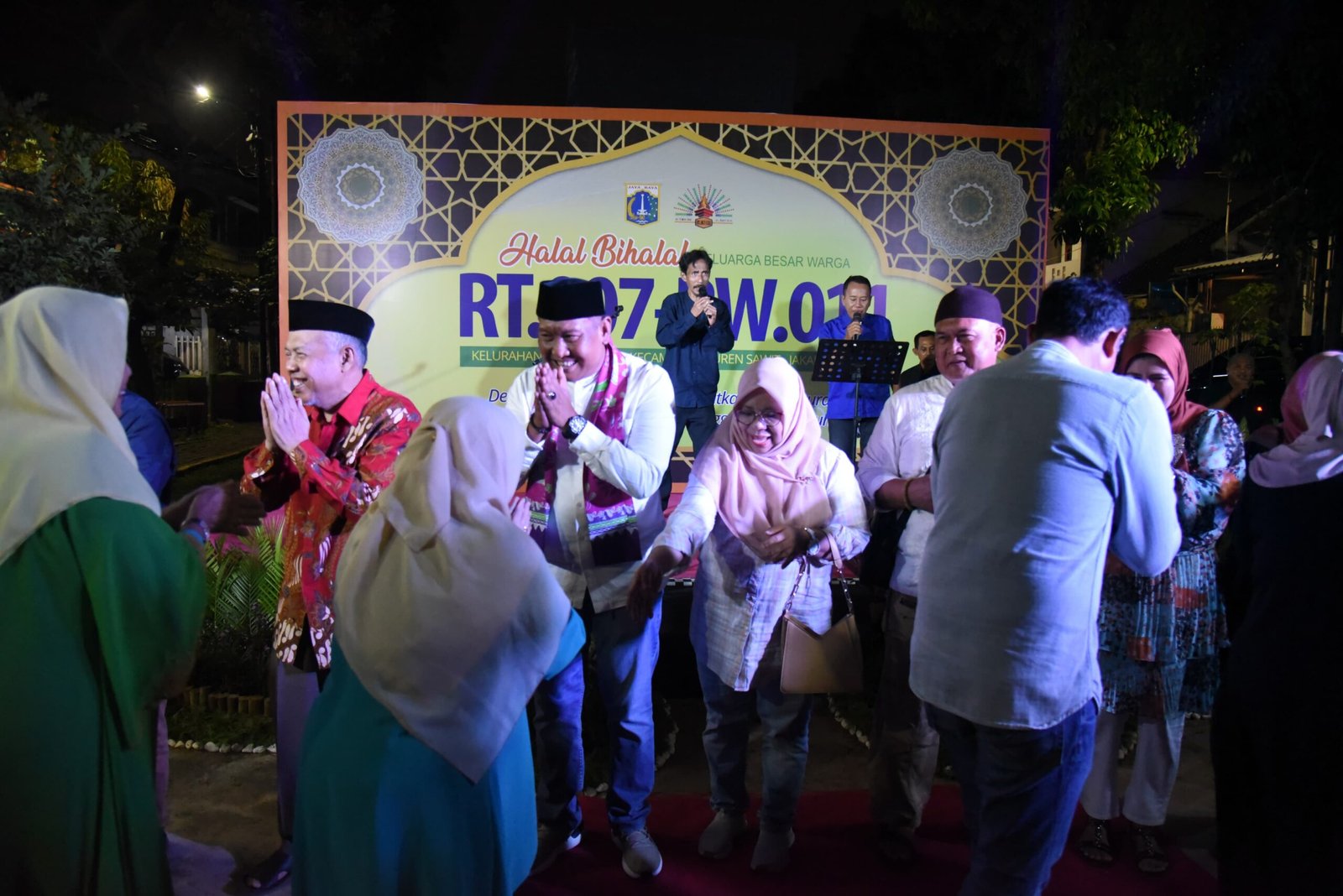 Hadiri Halal Bihalal Idul Fitri 2024, Lurah Malaka Jaya Imbau Warga Waspadai DBD